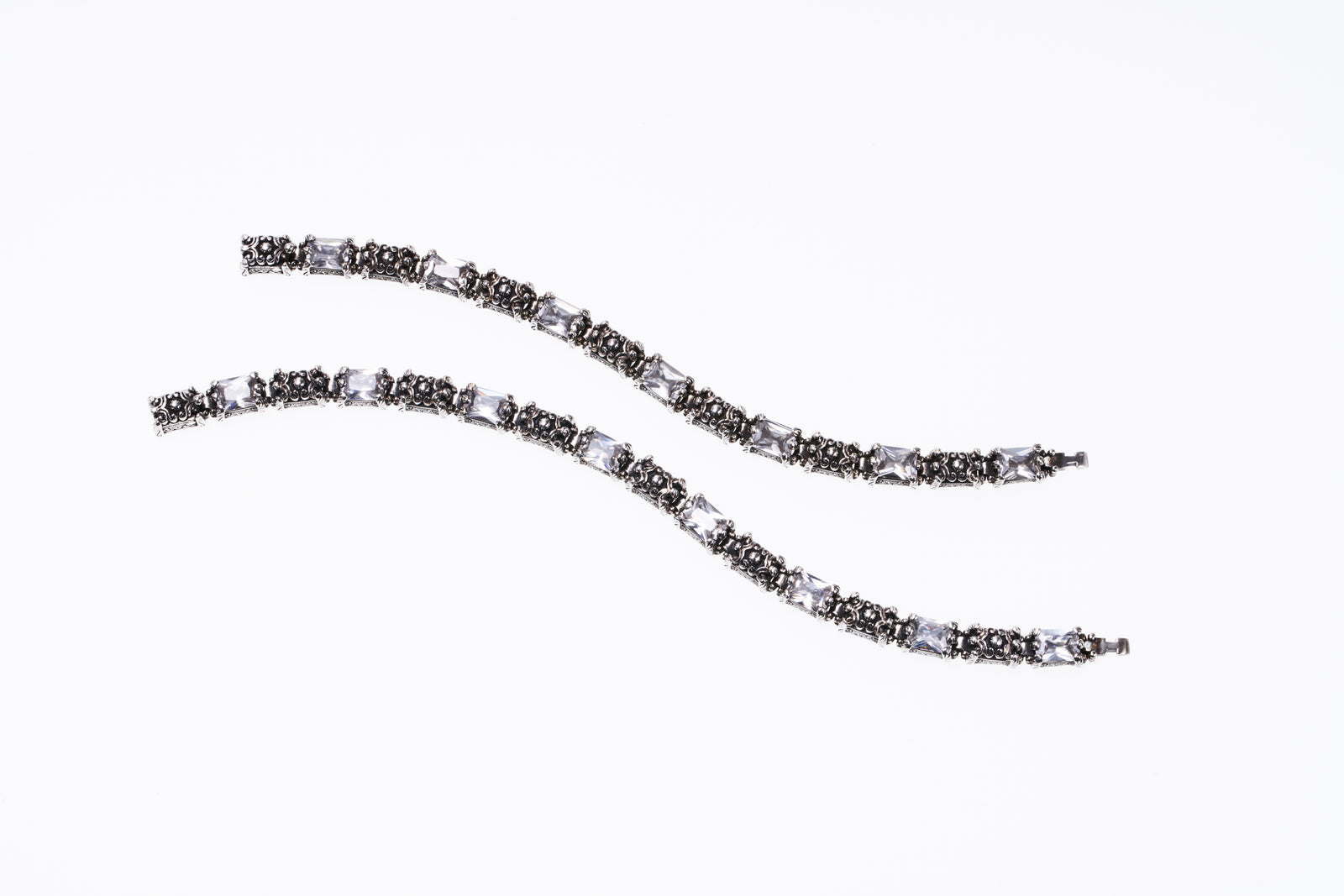 Islamic Bracelet : L (White CZ / 18.5cm)｜イスラミック 