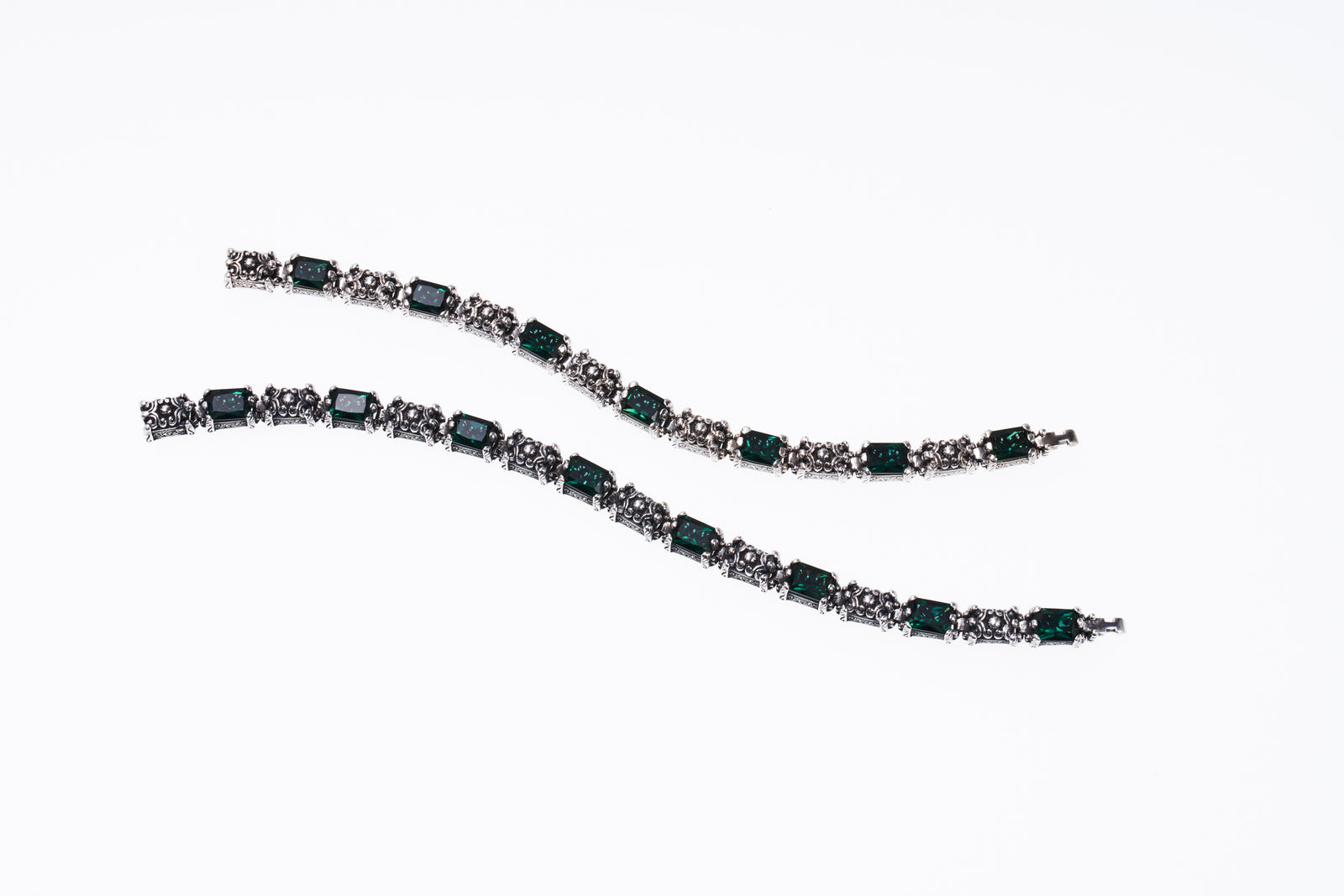 Islamic Bracelet : L (Green Quartz / 18.5cm)｜イスラミック 