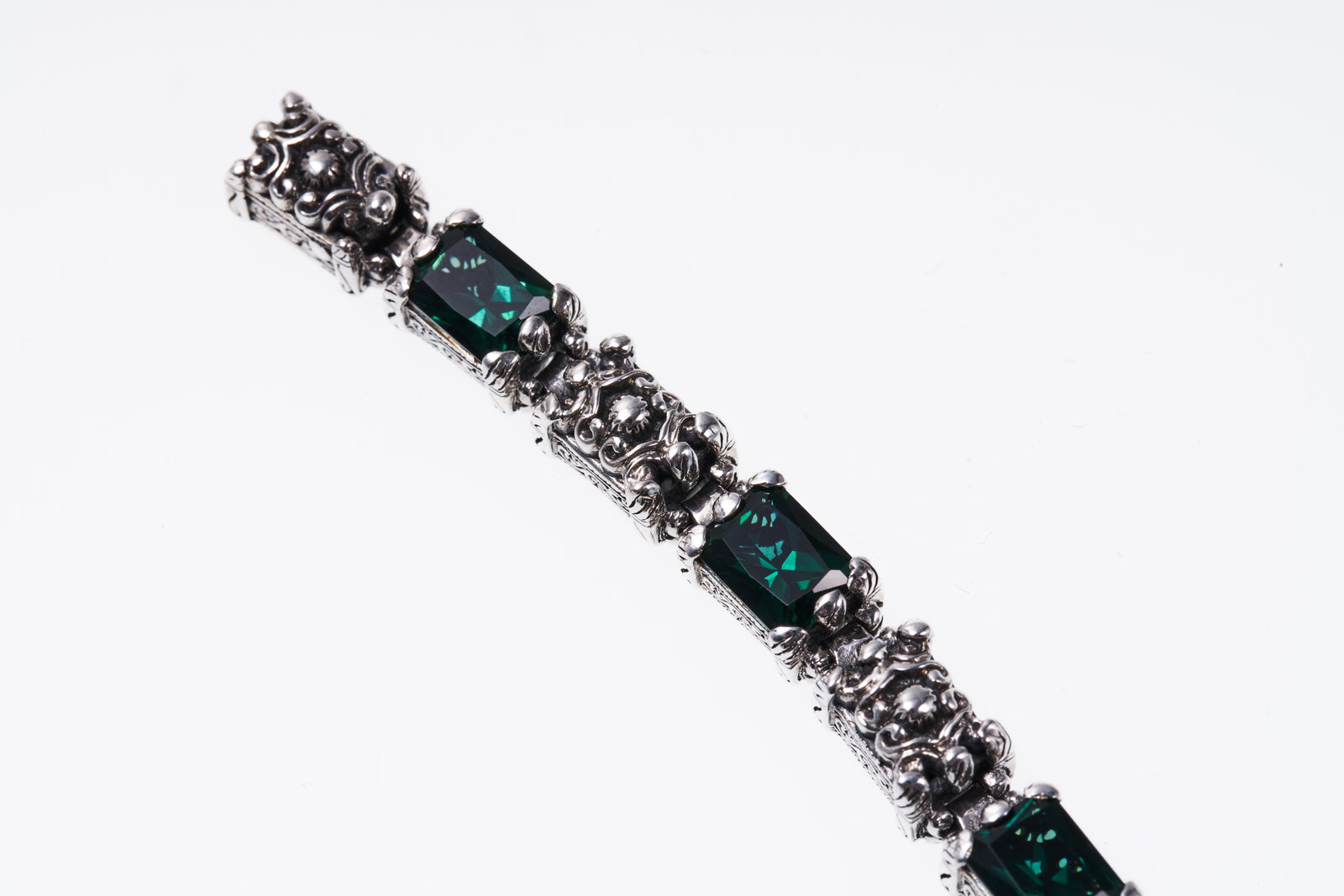 Islamic Bracelet : L (Green Quartz / 18.5cm)｜イスラミック 