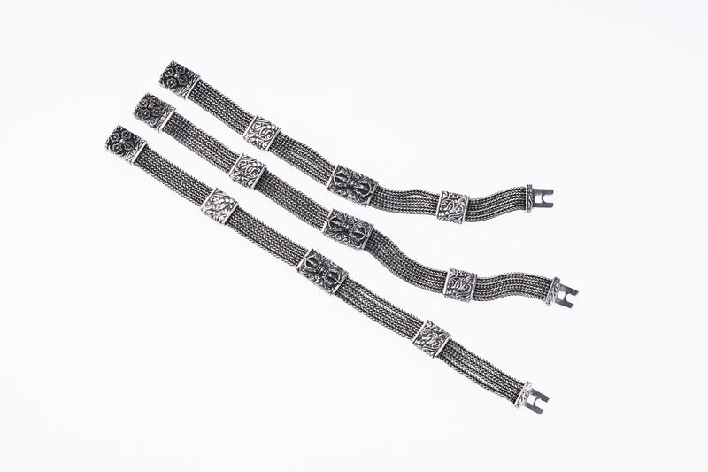 Herringbone Bracelet : M (20cm)-ZOCALO.JAPAN