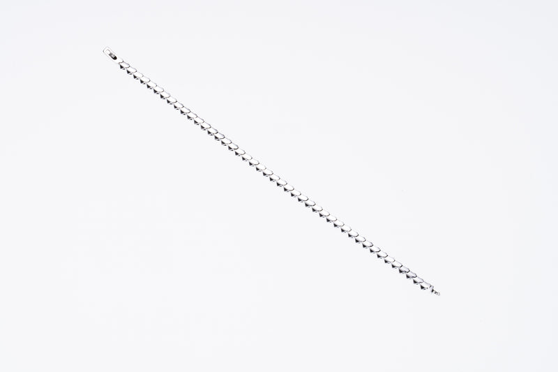 Tiny Pyramid Studs Bracelet : Edged / M (18cm)-ZOCALO.JAPAN