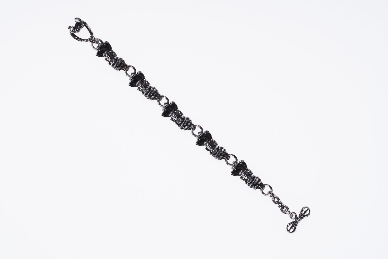 3-Head Cobra Ganesh Bracelet :(20cm)｜3ヘッド・コブラ・ガネーシャ
