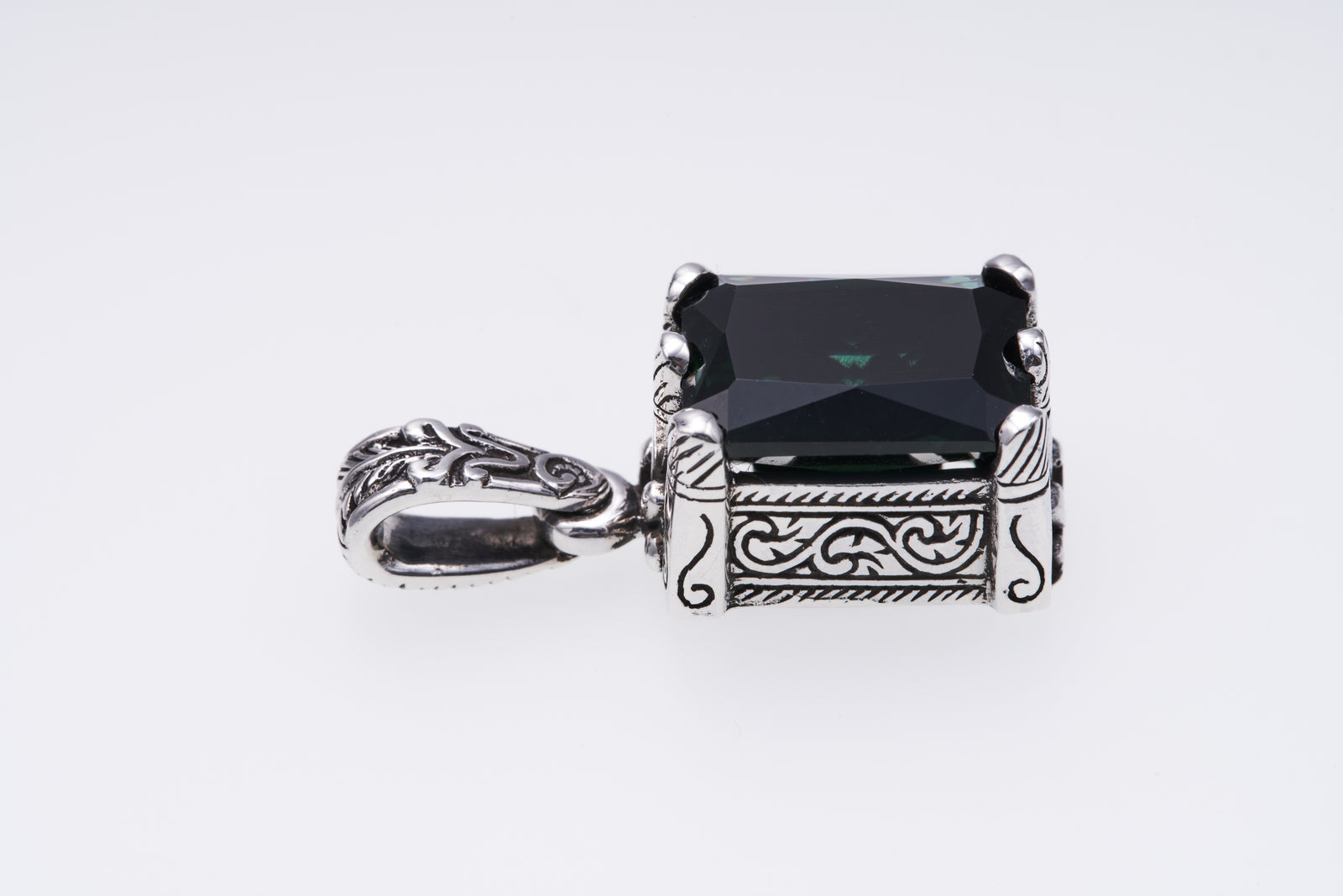Islamic Pendant : L (Green Quartz)｜イスラミック・ペンダントトップ