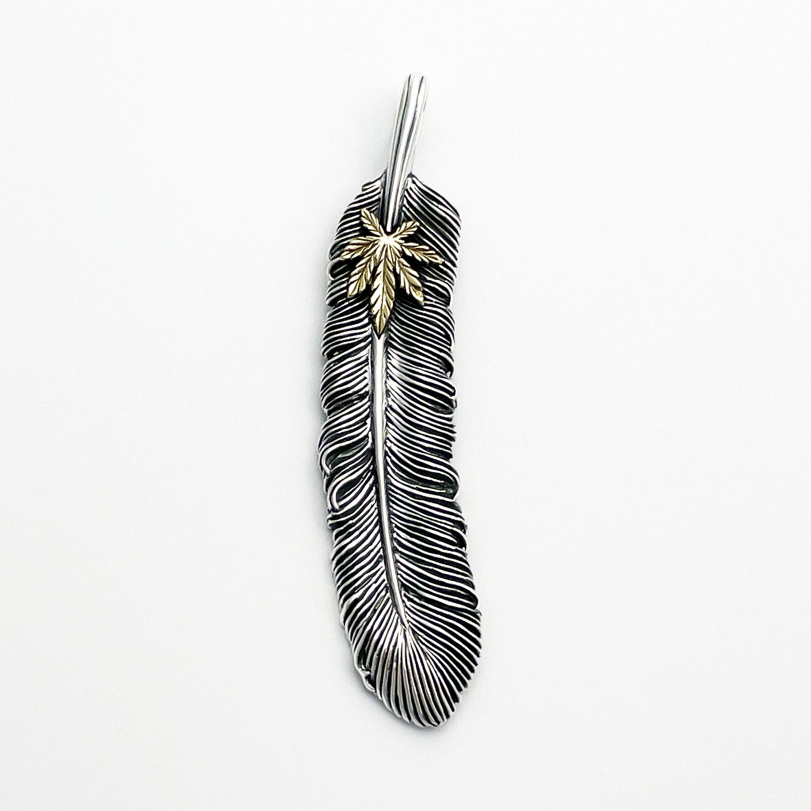 Leaf Feather Pendant ｜リーフ・フェザー・ペンダントトップ