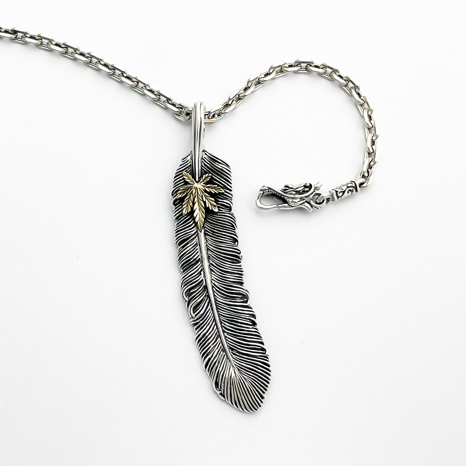 Leaf Feather Pendant ｜リーフ・フェザー・ペンダントトップ