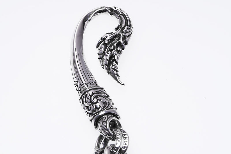 Tibetan Dragon Dorje Key Chain：Silver-ZOCALO.JAPAN