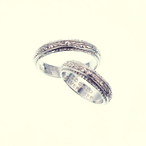 Ivy Narrow Ring (White Finish) – ZOCALO JAPAN OFFICIAL WEB SITE