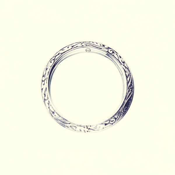 Ivy Ring Pendant : L (White CZ)-ZOCALO.JAPAN