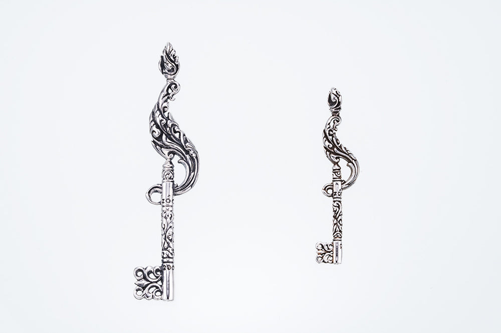 【美品】ZOCALO ネックレス IVY OF FLAME KEY (L) Ivy of Flame Key : (S)｜アイビー・オブ・フレーム・キー(S