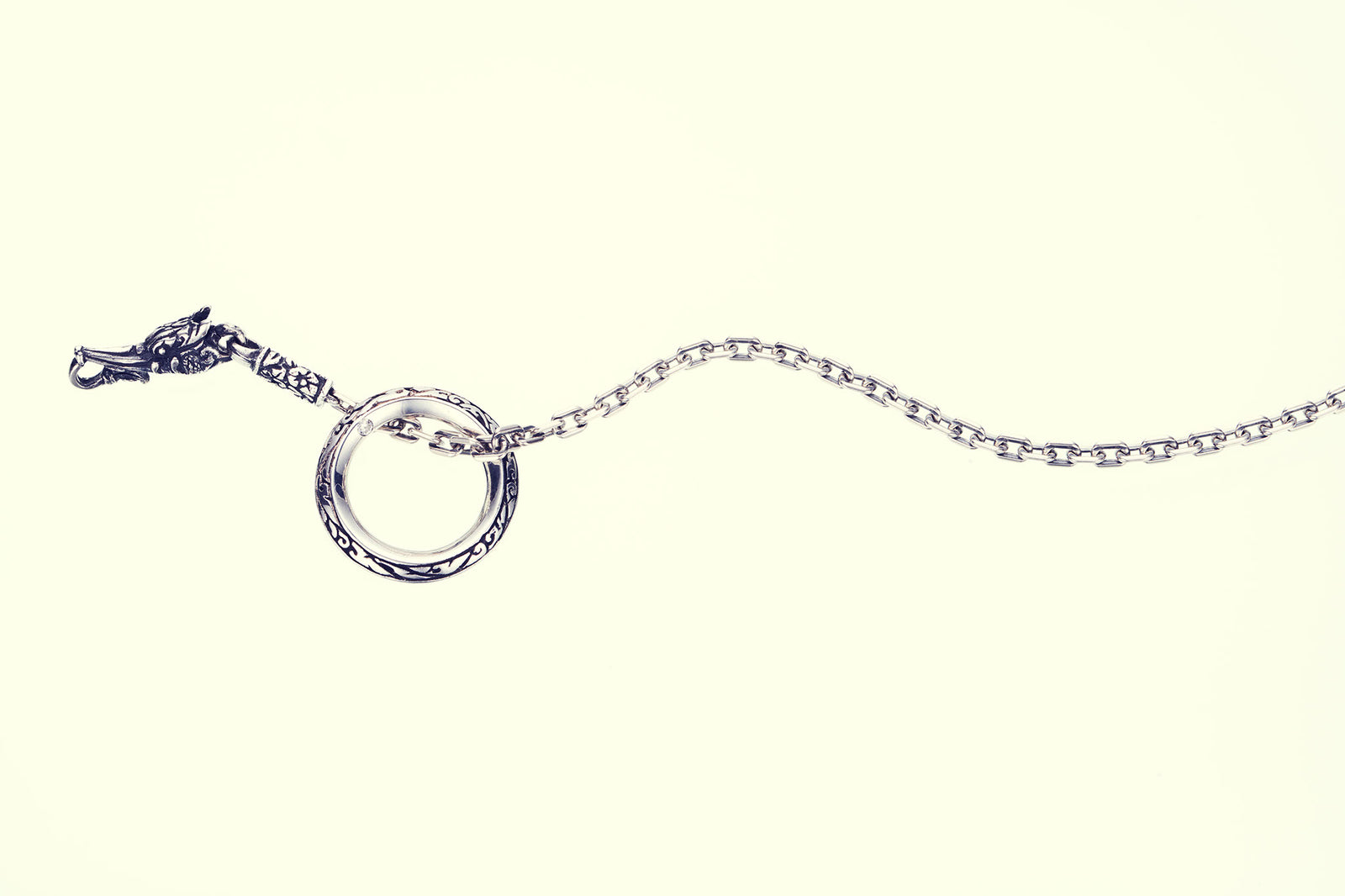 Ivy Ring Pendant : S (White CZ)｜アイビー・リング・ペンダント 