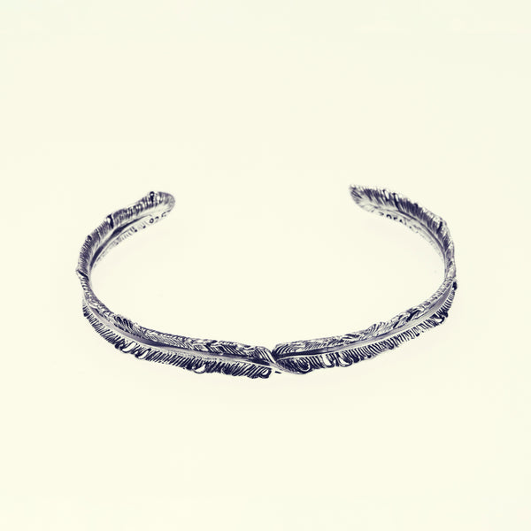 アクセサリー ZOCALO Phoenix Feather Bangle silver925 Phoenix Feather Bangle (S) | Phoenix Feather Bangle S – ZOCALO