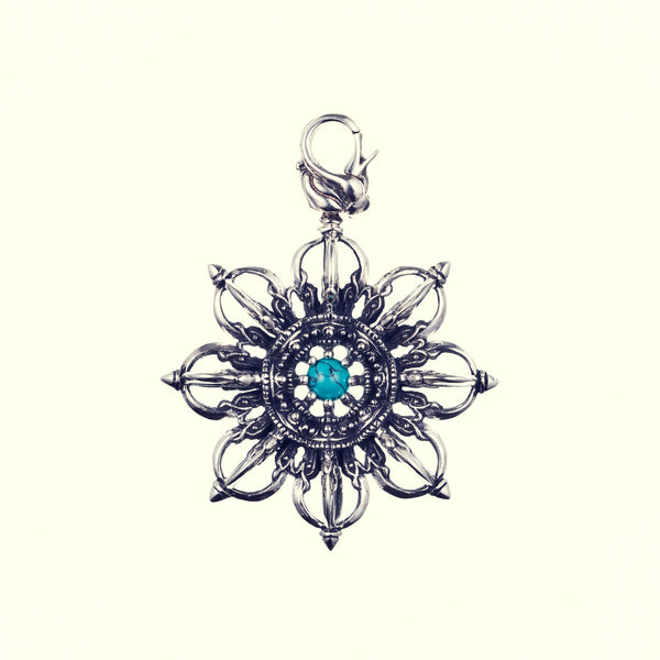 ZOCALOソカロ　ホイール・ドージェ・ペンダントトップ（クリスタル） Wheel Dorje : (Crystal)｜ホイール・ドージェ・ペンダント