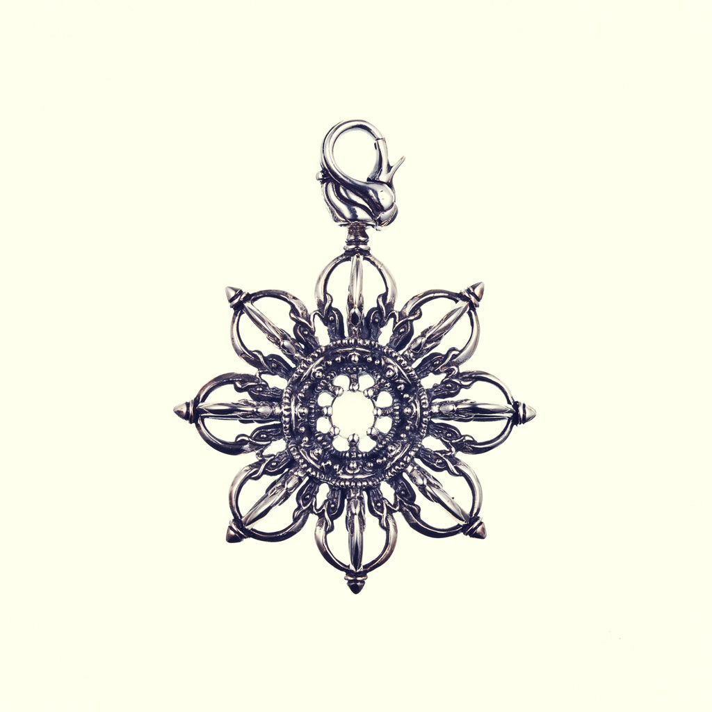 ZOCALO/ソカロ ナローホイールドージェペンダント Wheel Dorje : (Crystal)｜ホイール・ドージェ・ペンダントトップ