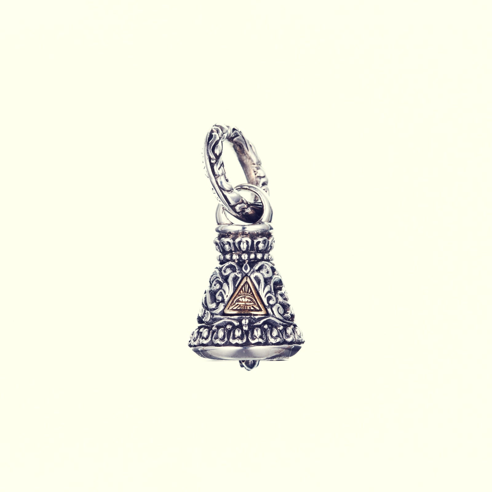 Eye of Providence Cross Pendant : White CZ｜アイ・オブ