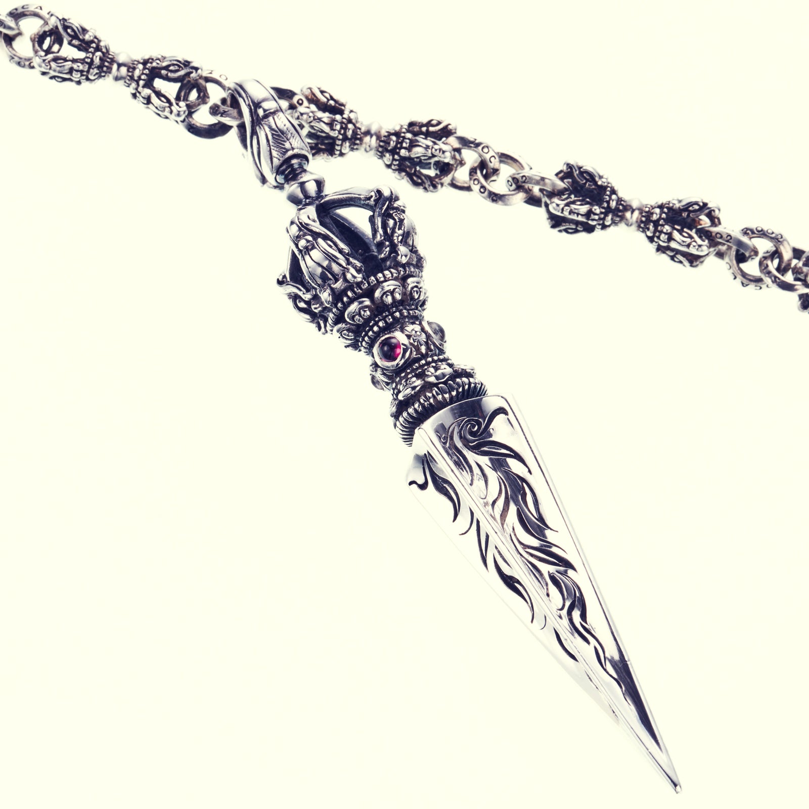 Bird Dorje Dagger (L) : (Blue Moon Stone / Garnet)｜バード・ドージェ・ダガー (L) （ ブルームーンストーン＆ガーネット）｜ – ZOCALO JAPAN OFFICIAL WEB SITE