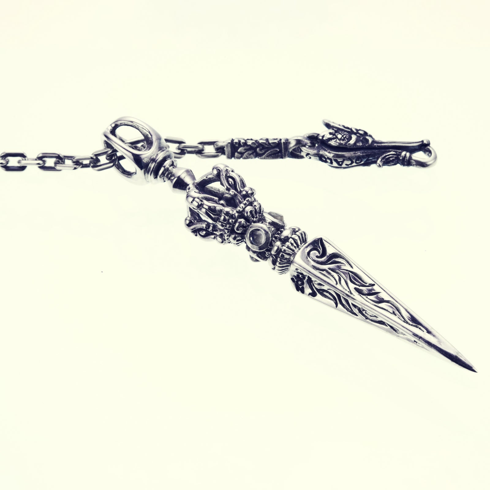 Zocaloソカロ バード ドージェ ダガー ブルームーンストーン チェーン付き Bird Dorje Dagger : S (Blue Moonstone)｜バード・ドージェ