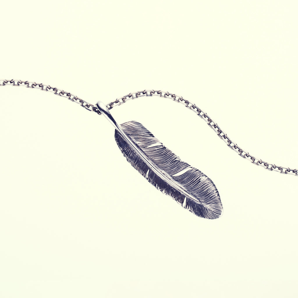 ZOCALO ソカロ  フェザーネックレス ZOCALO ソカロ｜Phoenix Feather Pendant (L) Necklace Chain Set