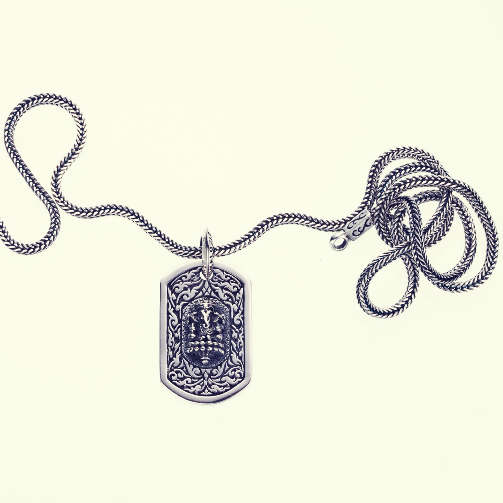ZOCALO ソカロ｜Ganesh Dog Tag : Necklace Chain Set｜ガネーシャ