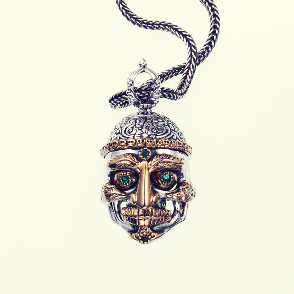 zocalo チベタンスカルペンダント Tibetan Monk Skull Pendant : (S) Type1｜チベタン・モンク