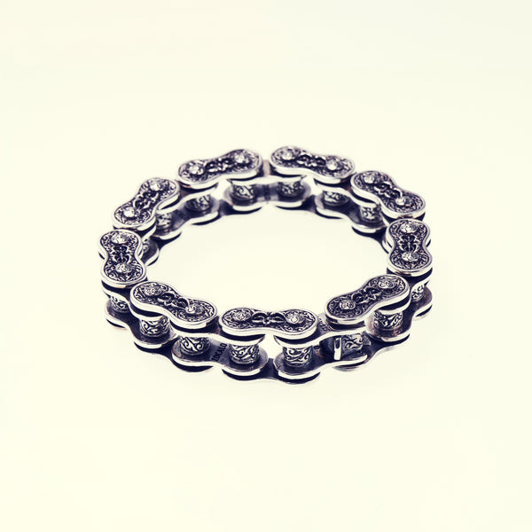 Drive Chain Bracelet : S (9HOOK / 19cm)-ZOCALO.JAPAN