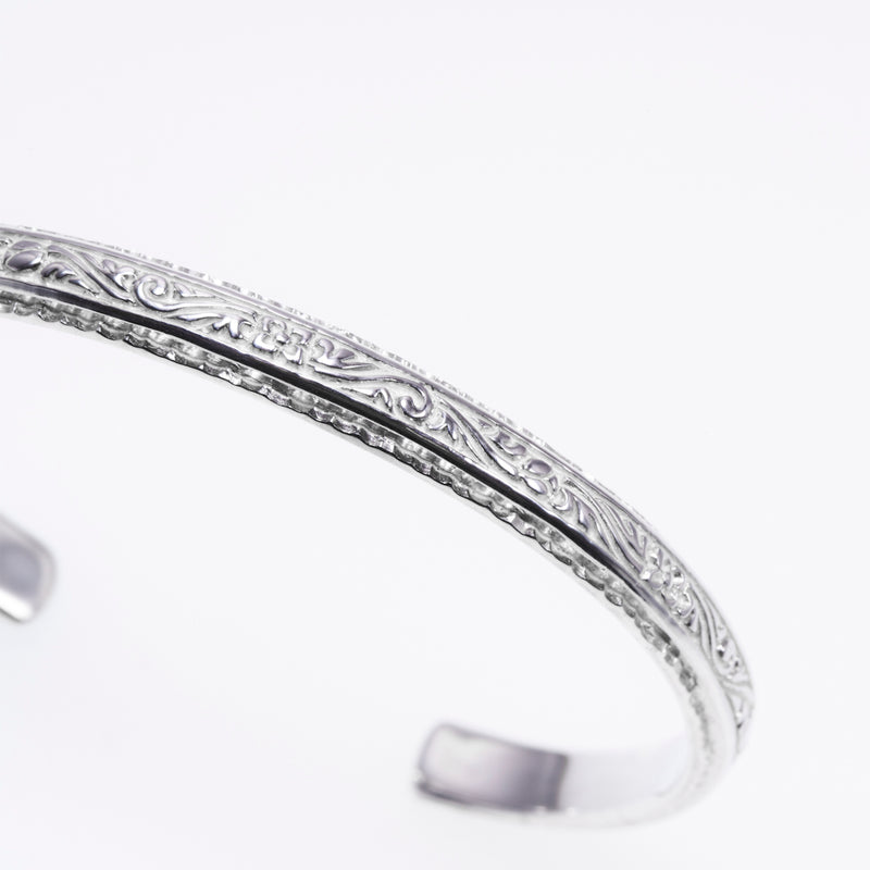 Narrow Ivy Bangle (S) (White Finish) – ZOCALO JAPAN OFFICIAL WEB SITE