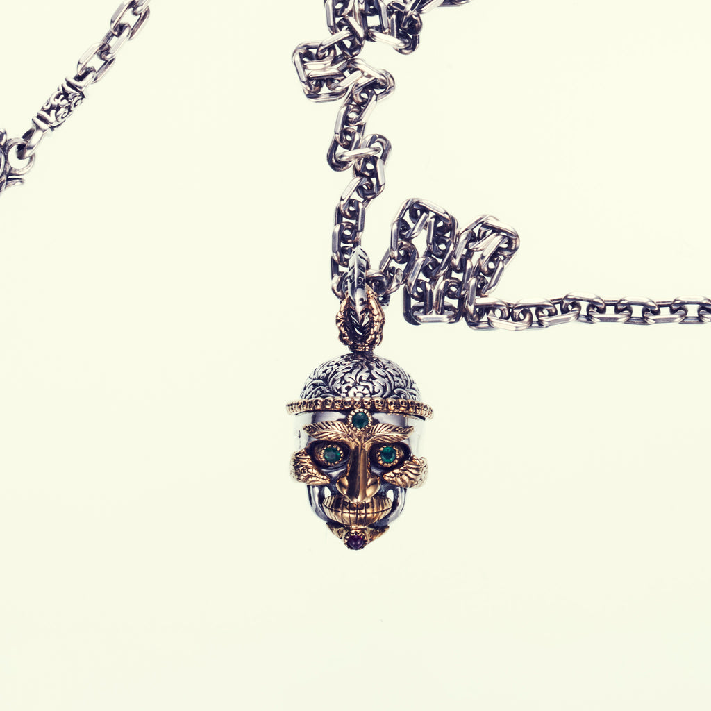 zocalo チベタンスカルペンダント Tibetan Monk Skull Pendant : (S) Type2｜チベタン・モンク・スカル