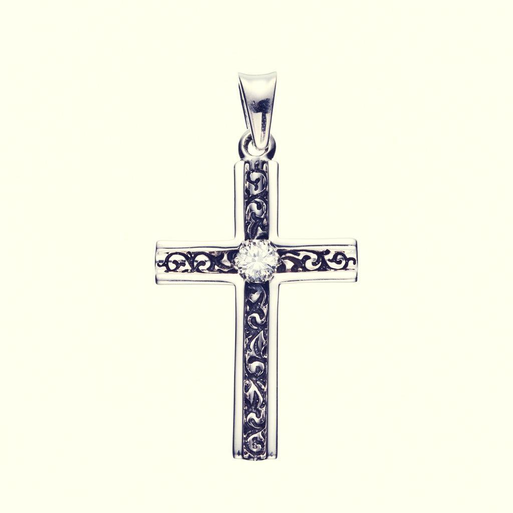 Trench Cross Pendant : L (Antique Finish)｜トレンチ・クロス