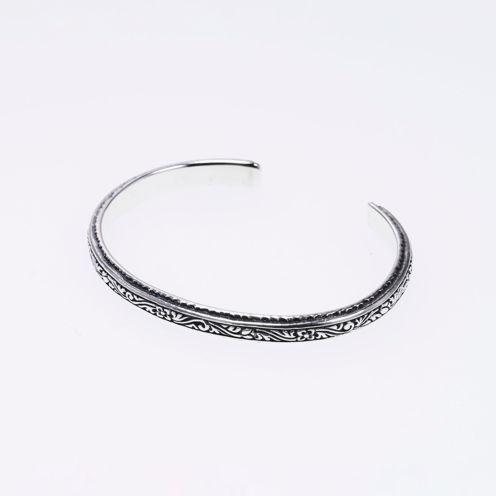 Narrow Ivy Bangle (S) (Antique Finish) – ZOCALO JAPAN