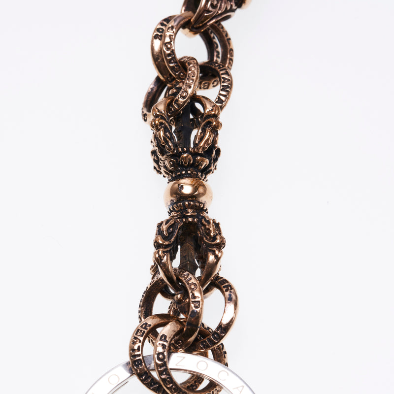 Tibetan Dragon Dorje Key Chain：Bronze-ZOCALO.JAPAN