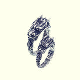 Ouroboros Dragon Ring (L)-ZOCALO.JAPAN