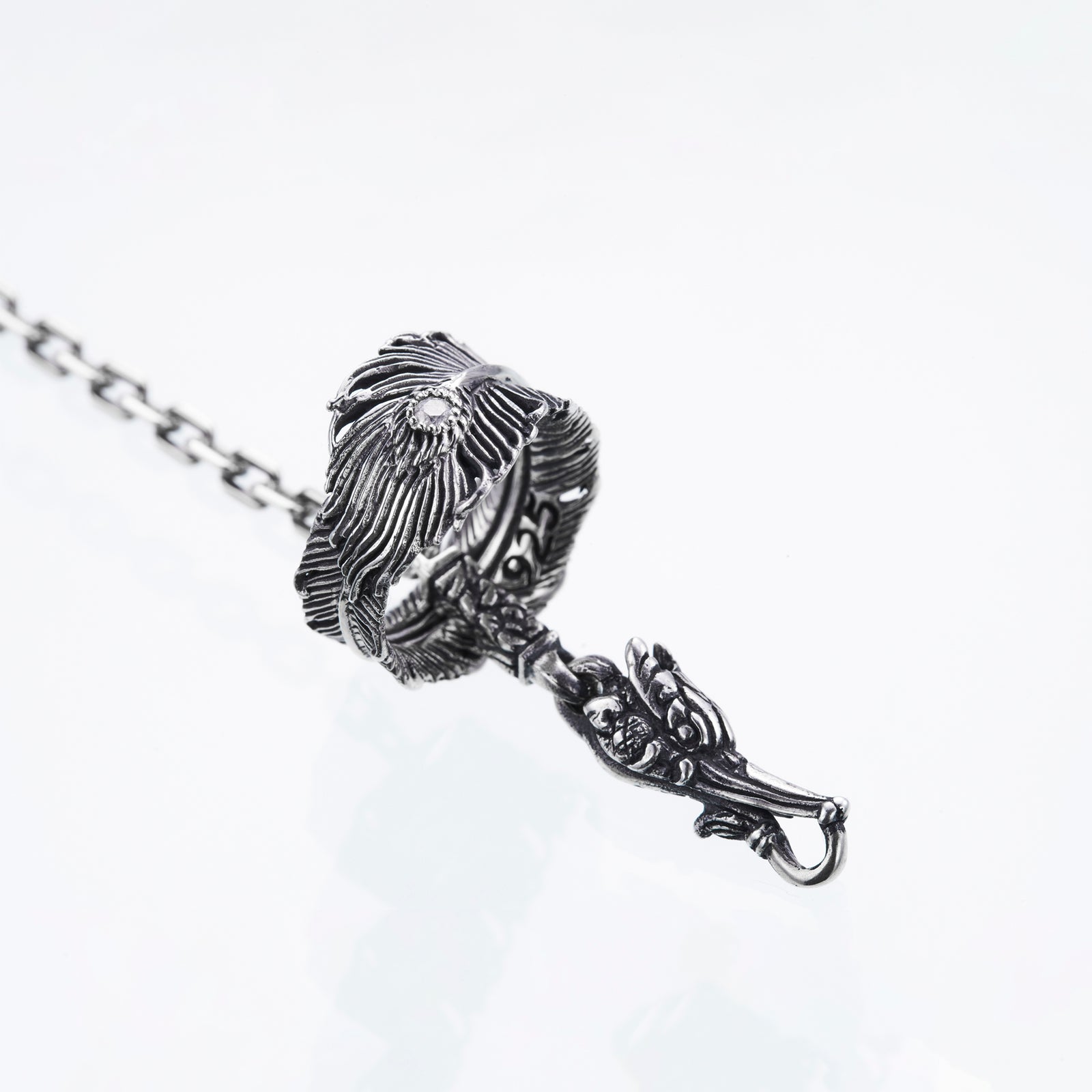 Phoenix | Phoenix with Phoenix Feather | Feather Ring Pendant | Phoenix |  Phoenix – ZOCALO JAPAN OFFICIAL WEB SITE