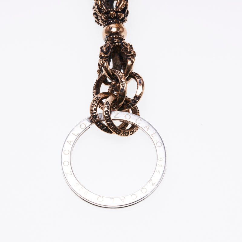 Tibetan Dragon Dorje Key Chain：Bronze-ZOCALO.JAPAN