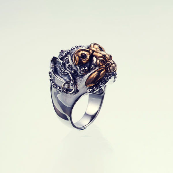 Tibetan Monkey Skull Ring｜チベタン・モンキー・スカル