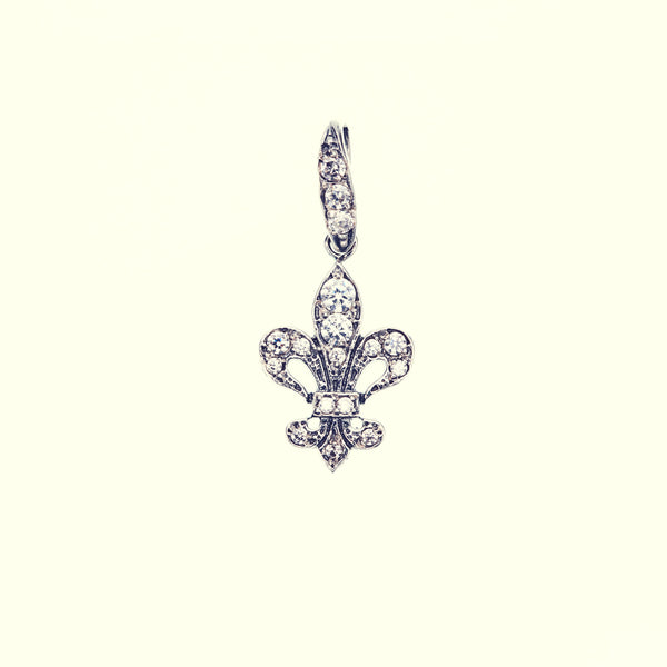 【★安心の定価販売★】 Lily Charm : (White CZ)｜リリー・チャーム（ホワイトCZ オールドノリタケ