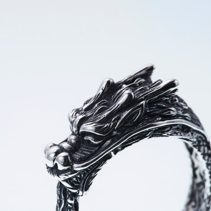 Ouroboros Dragon Ring (S)-ZOCALO.JAPAN
