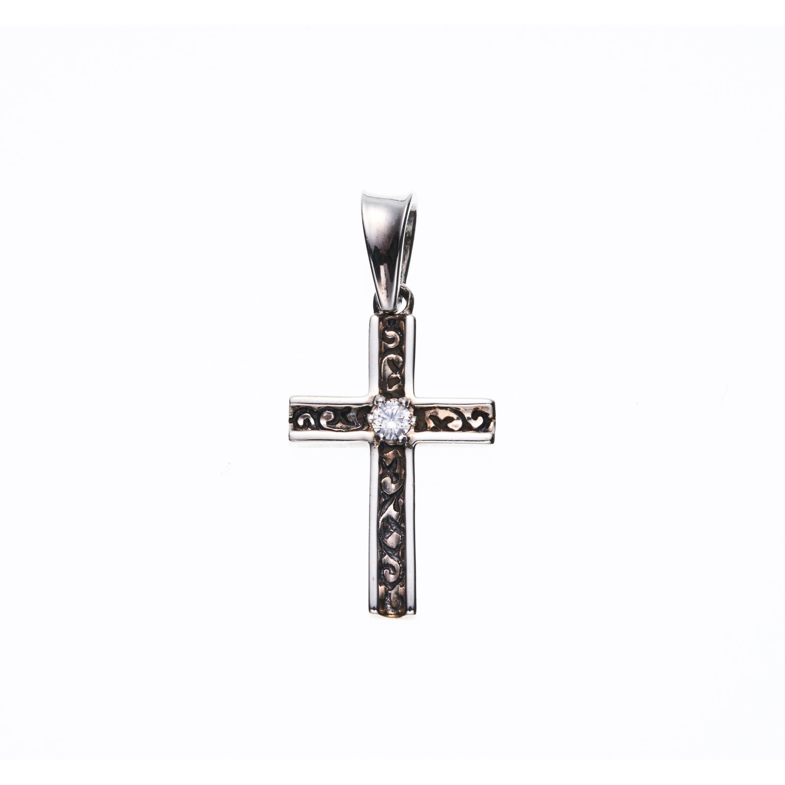 Trench Cross Pendant : S (Antique Finish)｜Trench Cross Pendant