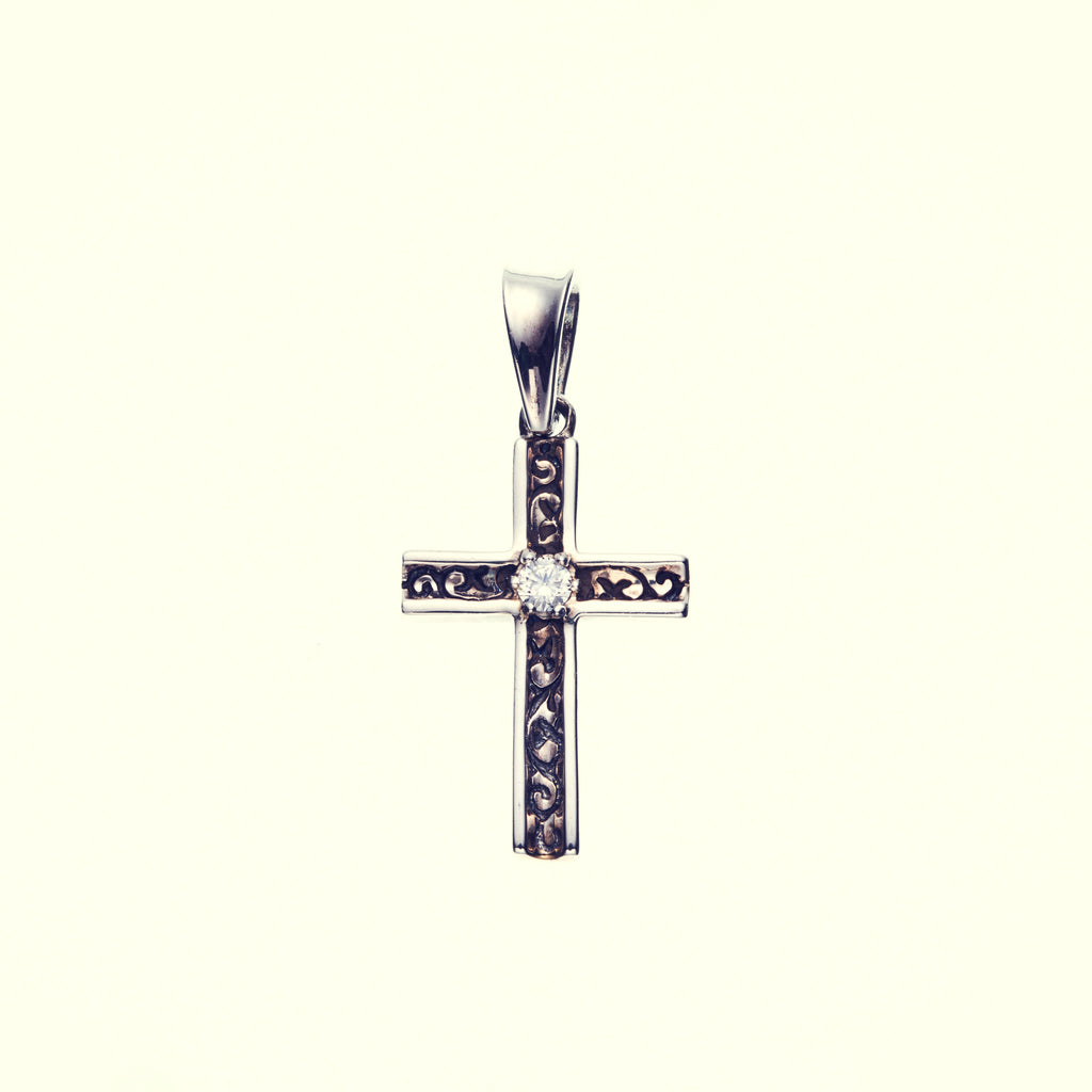 Trench Cross Pendant : M (Antique Finish)｜トレンチ・クロス