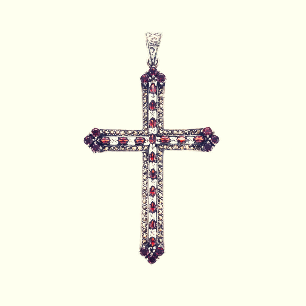 ☆MARS MARK☆ Antique Cross Pendant M156 MARS MARK || Antique Latin Cross Pendant 👑 - Pristina Singapore