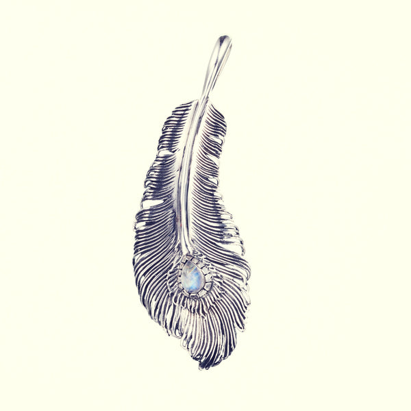 Phoenix Tail Feather : L (Rainbow Moonstone)｜フェニックス