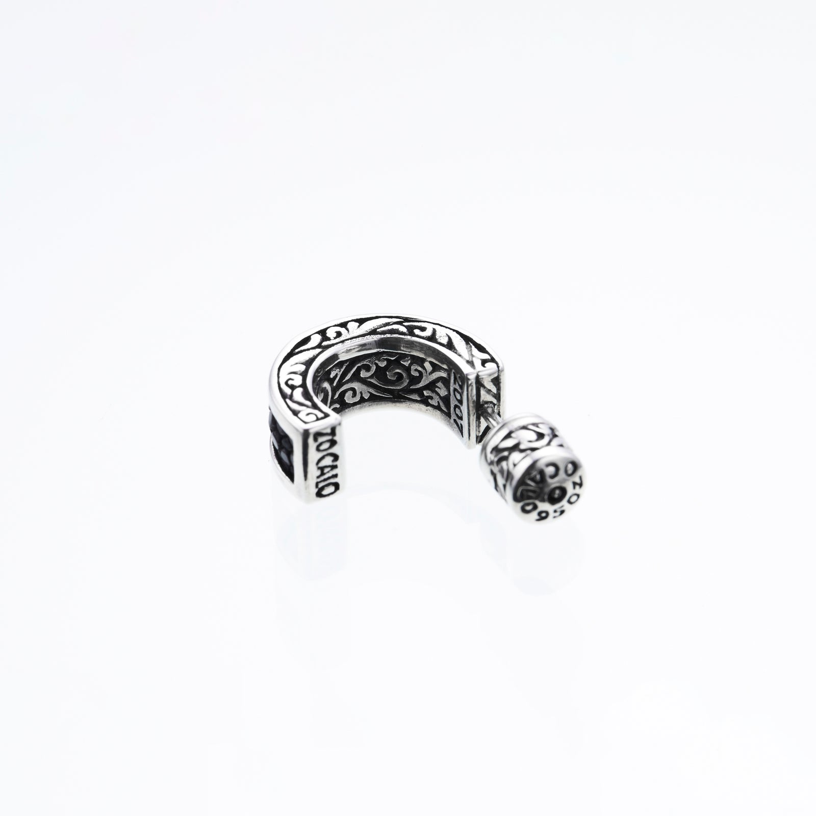 Galuchat Hoop Ear Stud｜ガルーシャ・フープ・ピアス｜Stingray