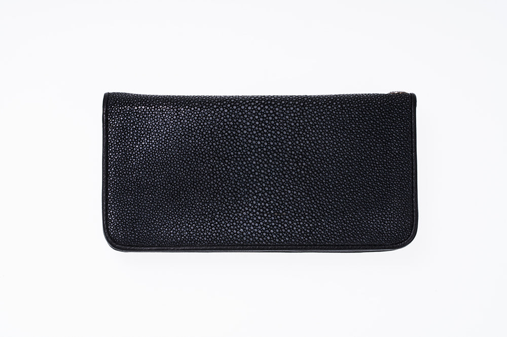 【zocalo】GALUCHAT WALLET : (M) silver925 Galuchat Wallet: (M) | Galuchat Wallet M | – ZOCALO JAPAN OFFICIAL
