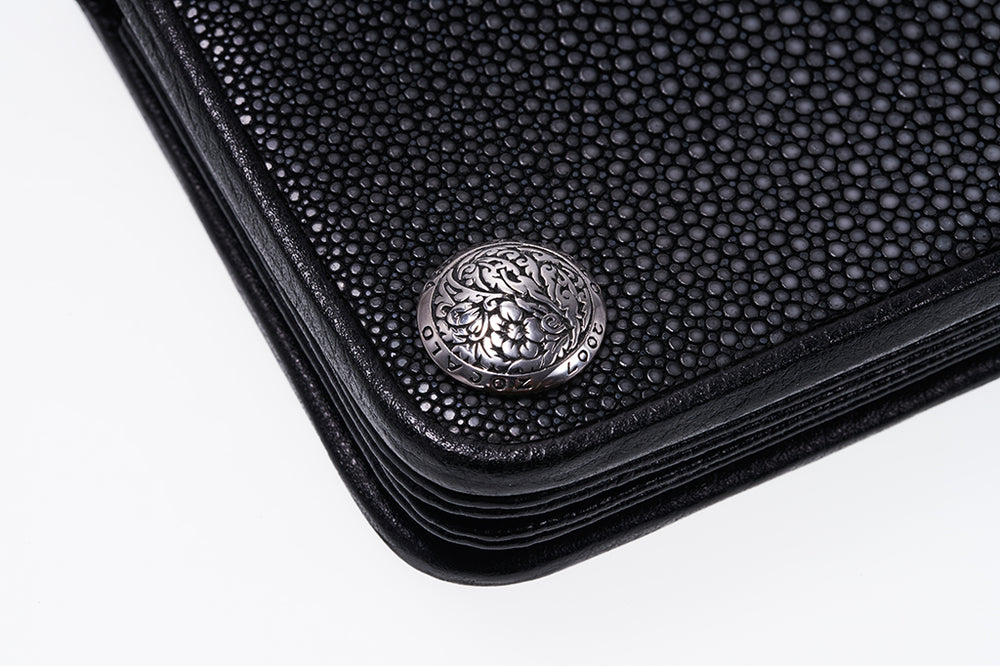 Galuchat Wallet : (L)｜ガルーシャ・ウォレット(L) – ZOCALO JAPAN