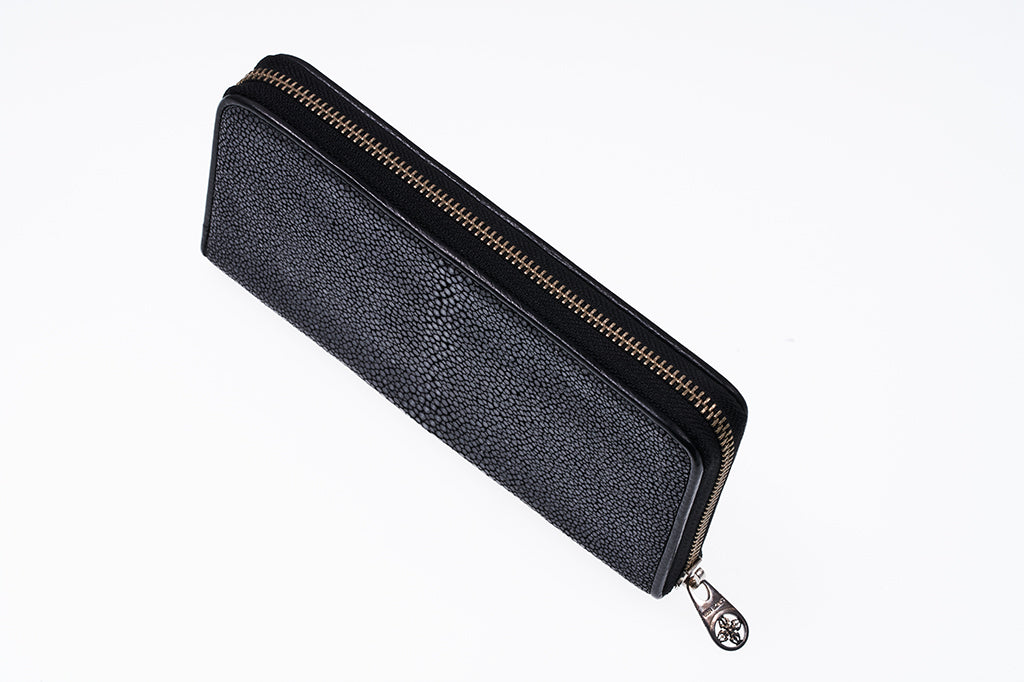 Galuchat Wallet: (Zip) | Galuchat Zip Wallet | – ZOCALO JAPAN