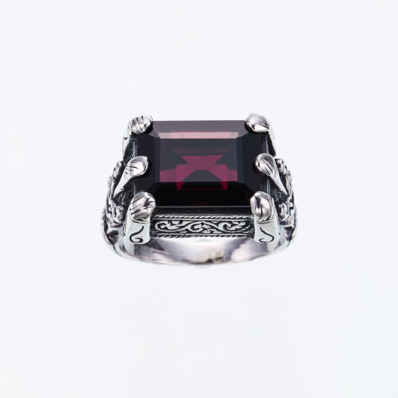 Islamic Ring : L (Garnet)｜イスラミック・リング ： L（ガーネット） – ZOCALO JAPAN OFFICIAL WEB  SITE