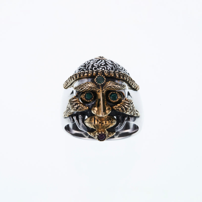 Tibetan Monk Skull Ring (S)｜チベタン・モンク・スカル・リング（S 