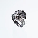 Phoenix Tail Feather Ring : White CZ-ZOCALO.JAPAN