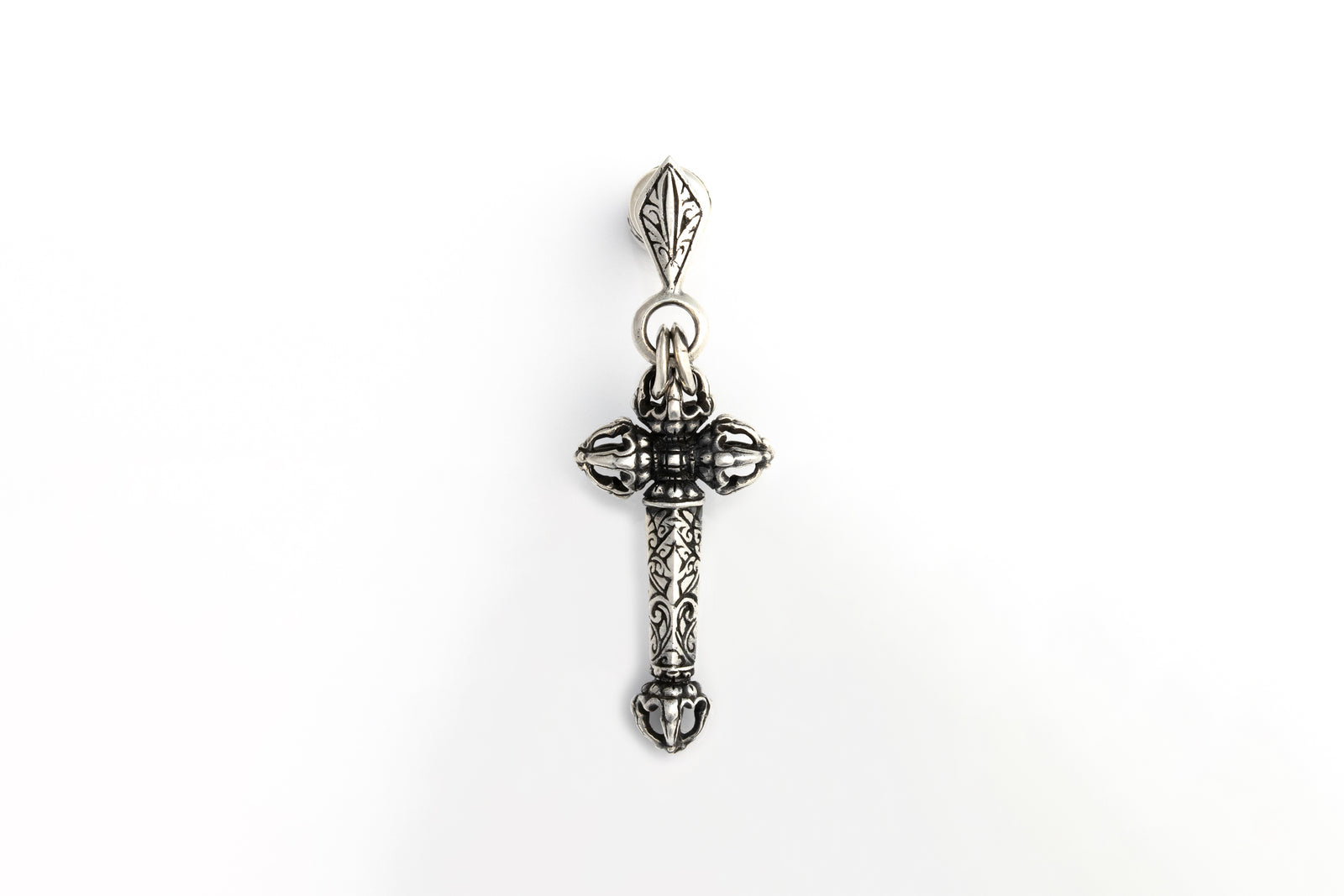 美品　ソカロ　クラウン・ドージェ・クロス・ピアス Crown Dorje Cross Stud｜クラウン・ドージェ・クロス・ピアス