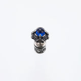 Islamic Round Stud : (Sapphire color)-ZOCALO.JAPAN